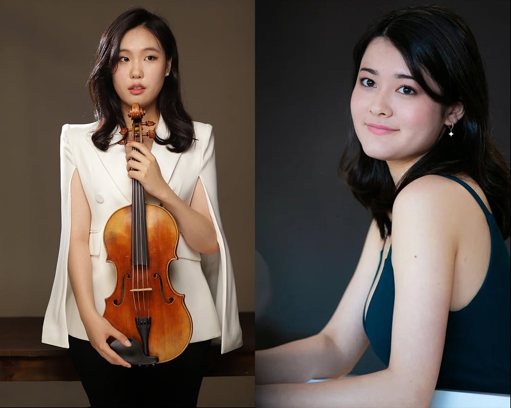Violist JungAhn Shin and pianist Umi Garrett