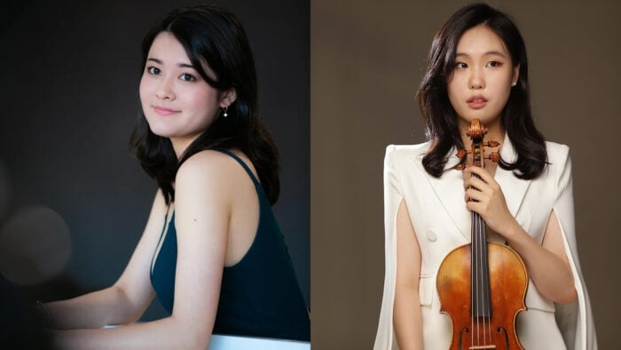 Violist JungAhn Shin and pianist Umi Garrett