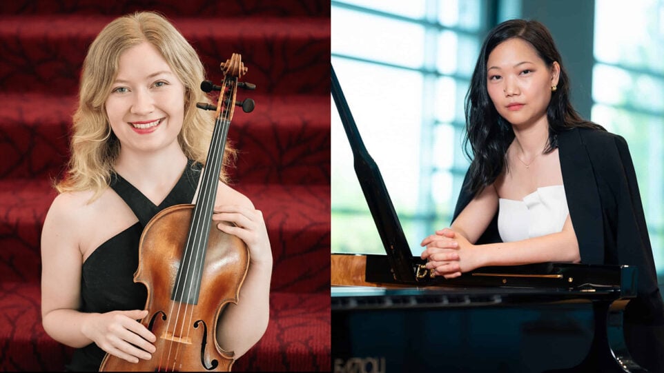 Violist Miranda Werner and pianist Yoshino Toi