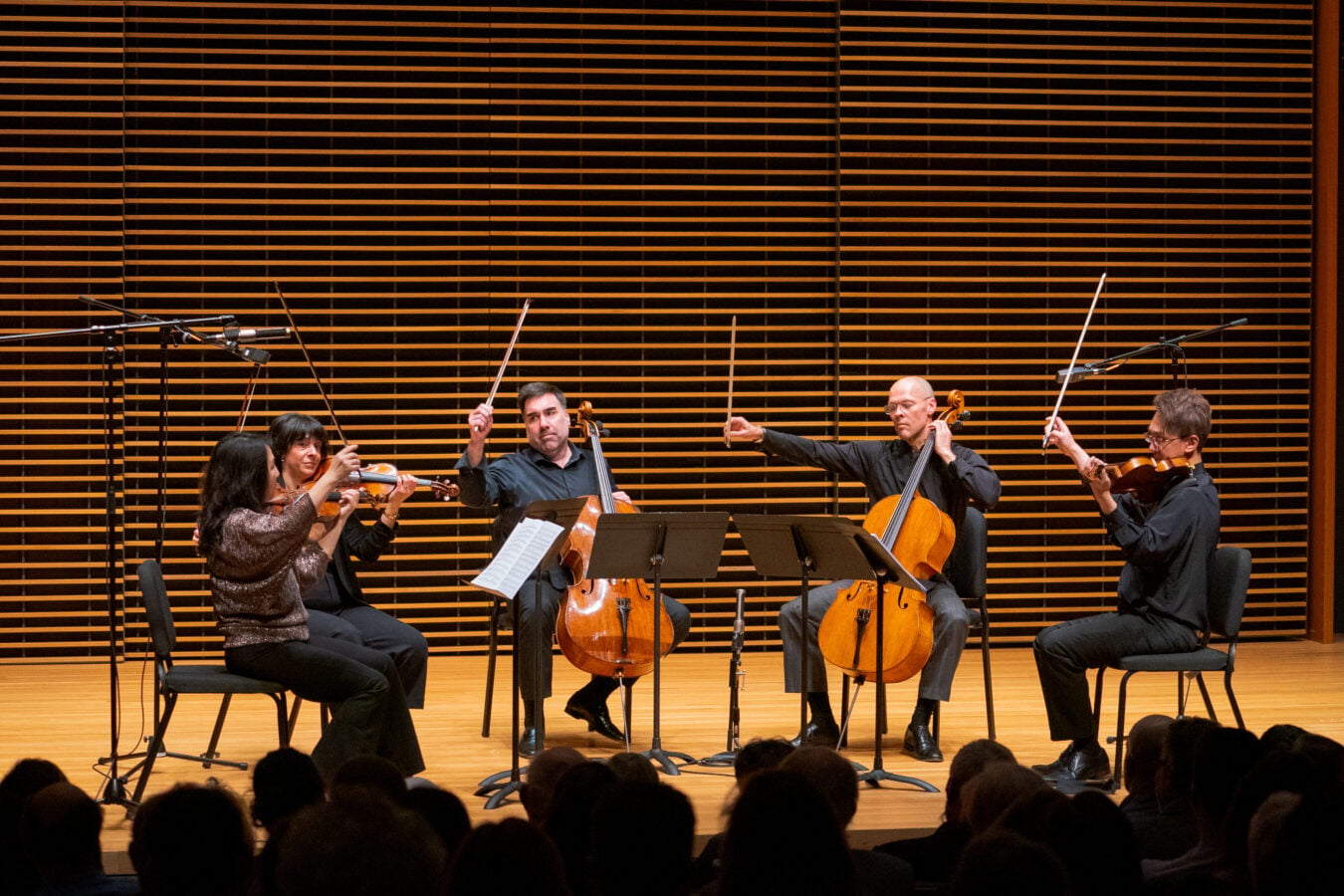 Members of the Civitas Ensemble performing on stage