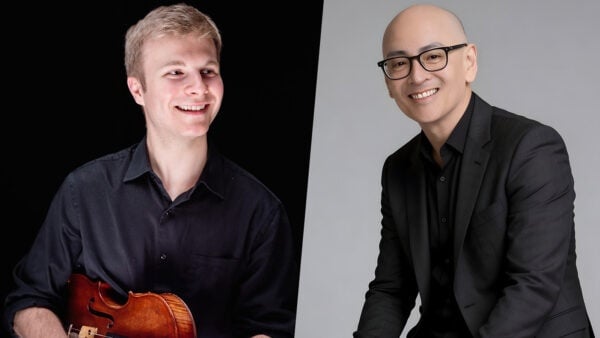 Violist Joseph Skerik and pianist Victor Asuncion