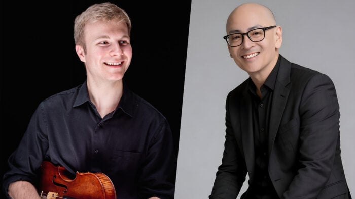 Violist Joseph Skerik and pianist Victor Asuncion