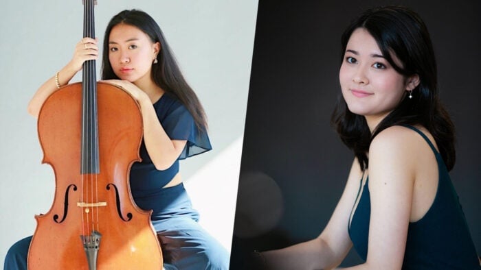 Cellist Julia-Hyunji Lee and pianist Umi Garrett