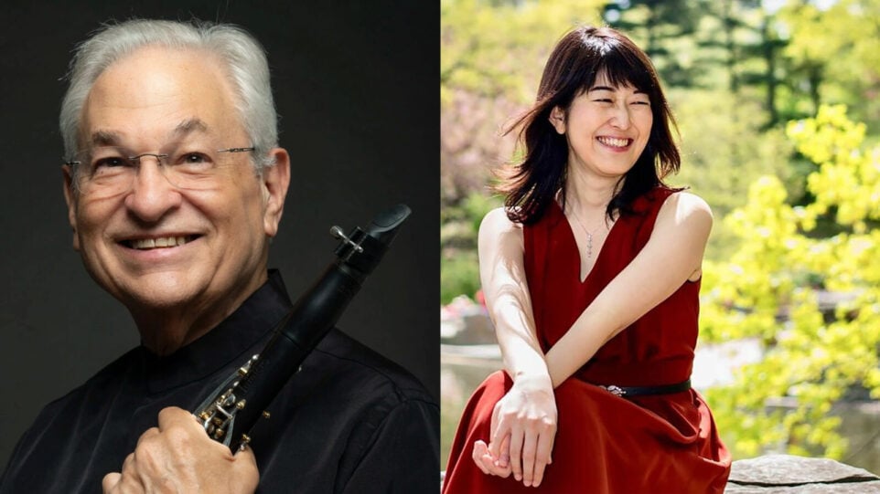 Clarinetist David Shifrin (Photo: Matt Dine) and Pianist Marina Iwao