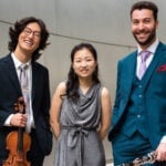 Trio Caspar (violinist Jason Moon, pianist Bogang Hwang, clarinetist Andrea Caputo)