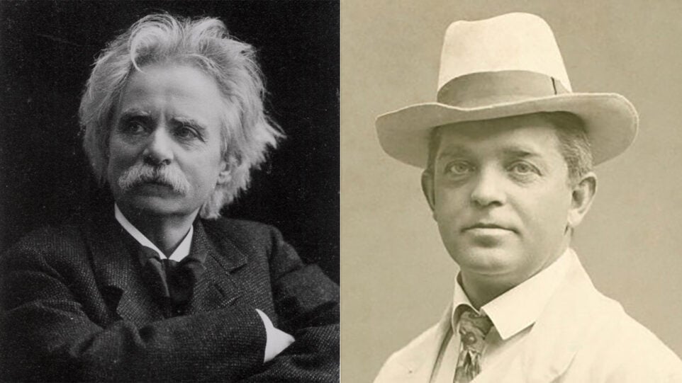 Composers Edvard Grieg and Carl Nielsen