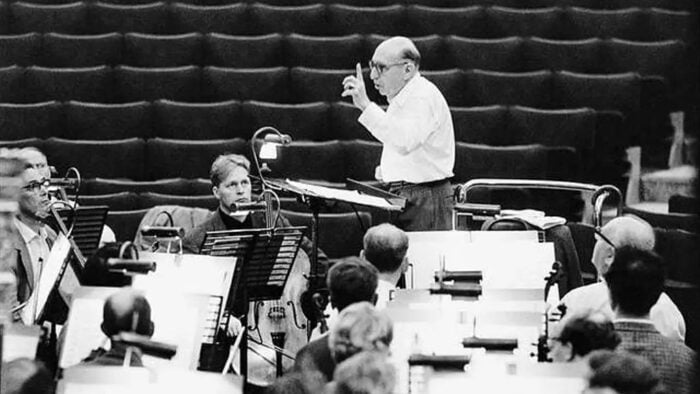 Igor Stravinsky conducting